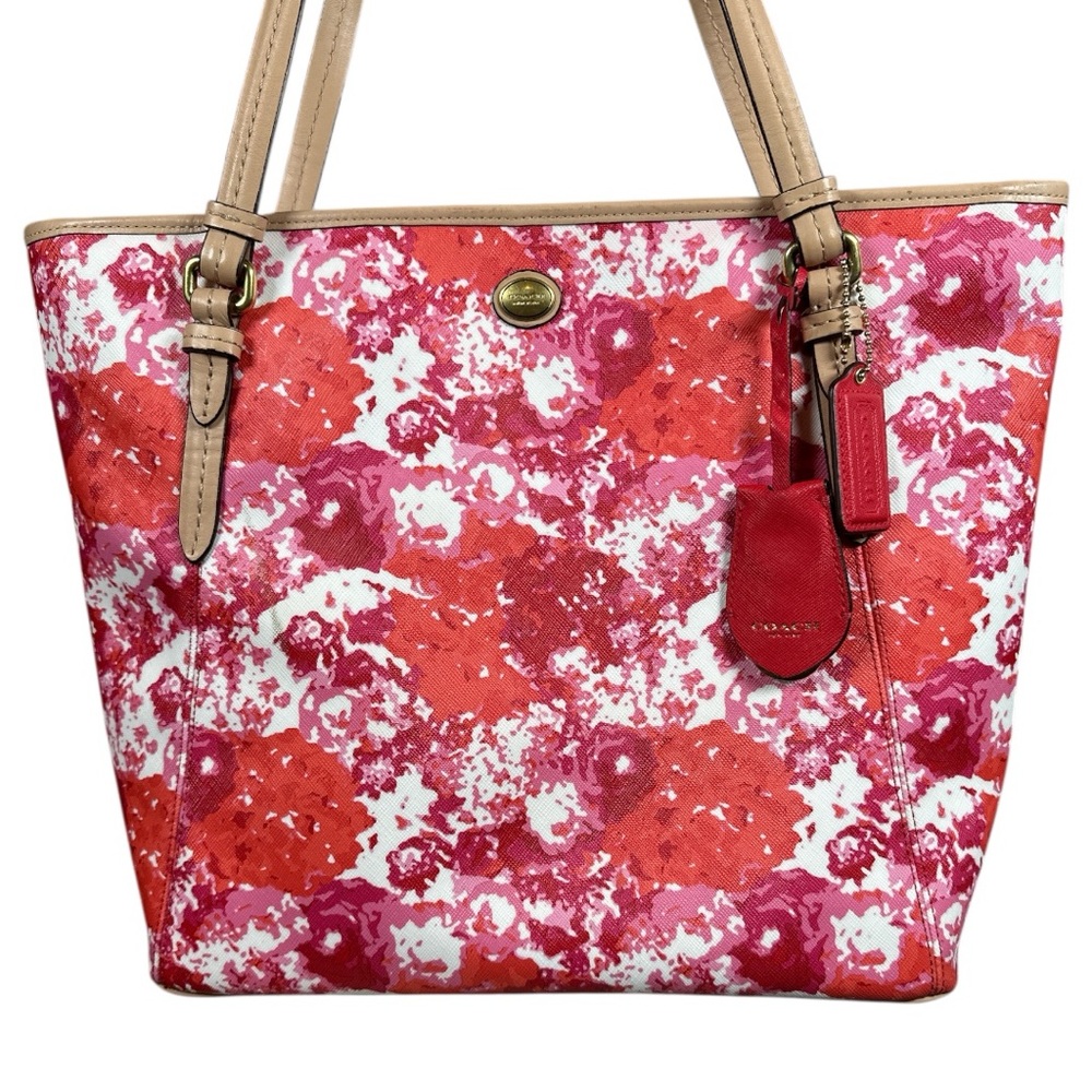 COACH Peyton Floral Tote EUC - Picture 15 of 16